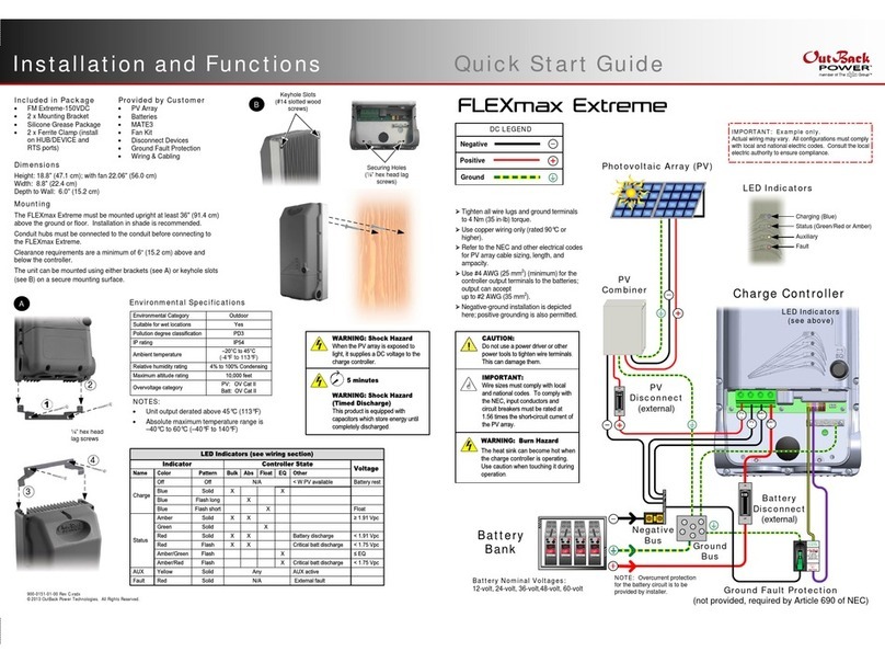OutBack Power FLEXmax Extreme User manual