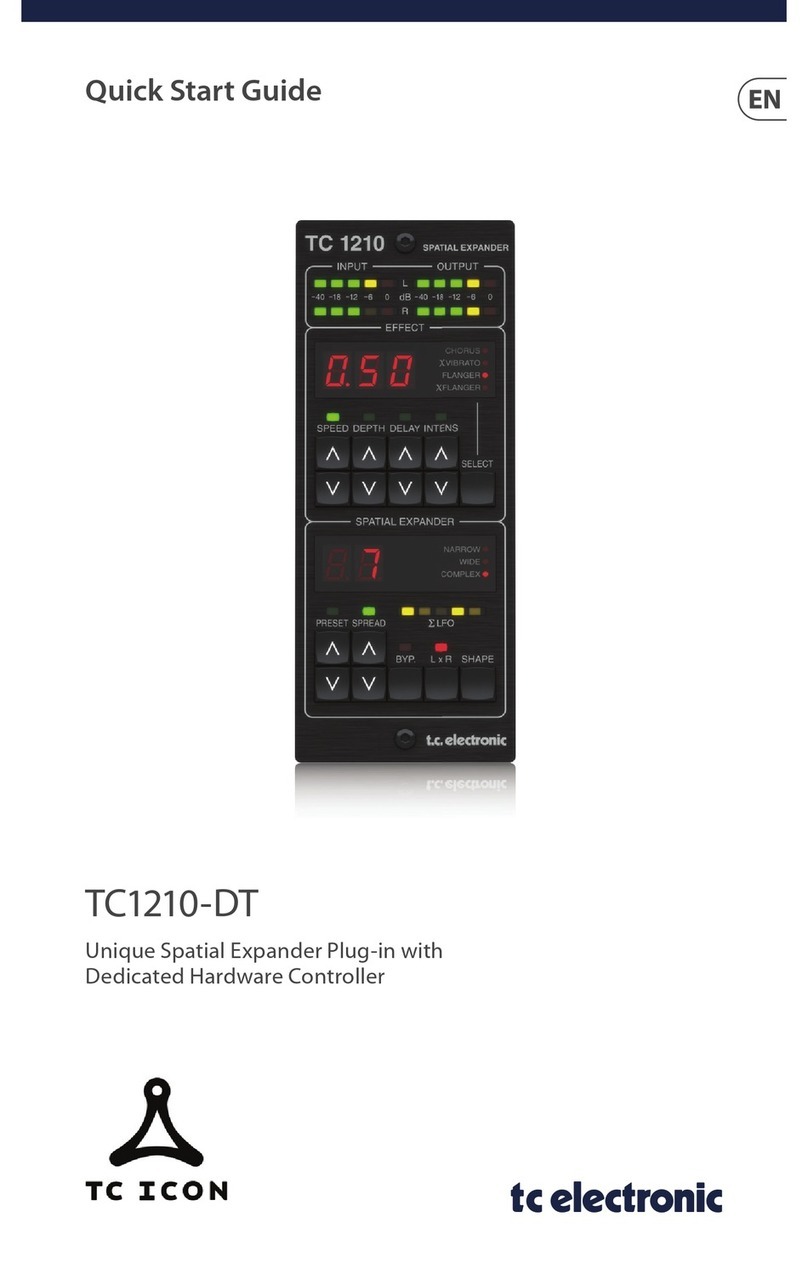 TC Electronic TC1210-DT quick start guide