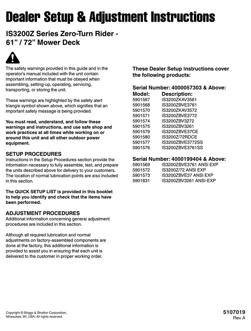 Briggs & Stratton IS3200ZKAV3561 Manual