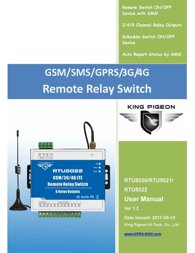 King Pigeon RTU5020 user manual