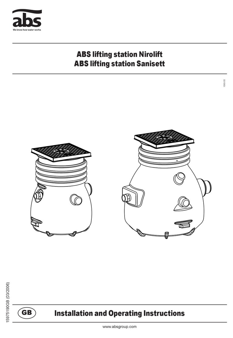 ABS Sanisett operating instructions