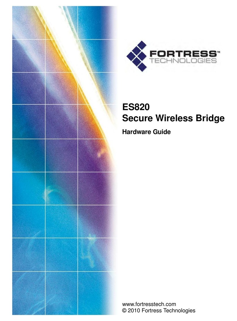 Fortress Technologies ES820 Hardware guide