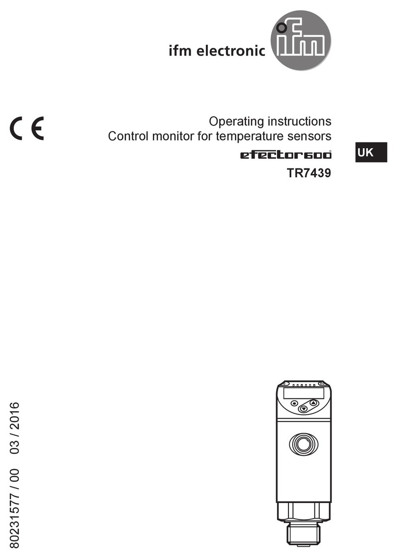 IFM Electronic efector600 TR7439 operating instructions