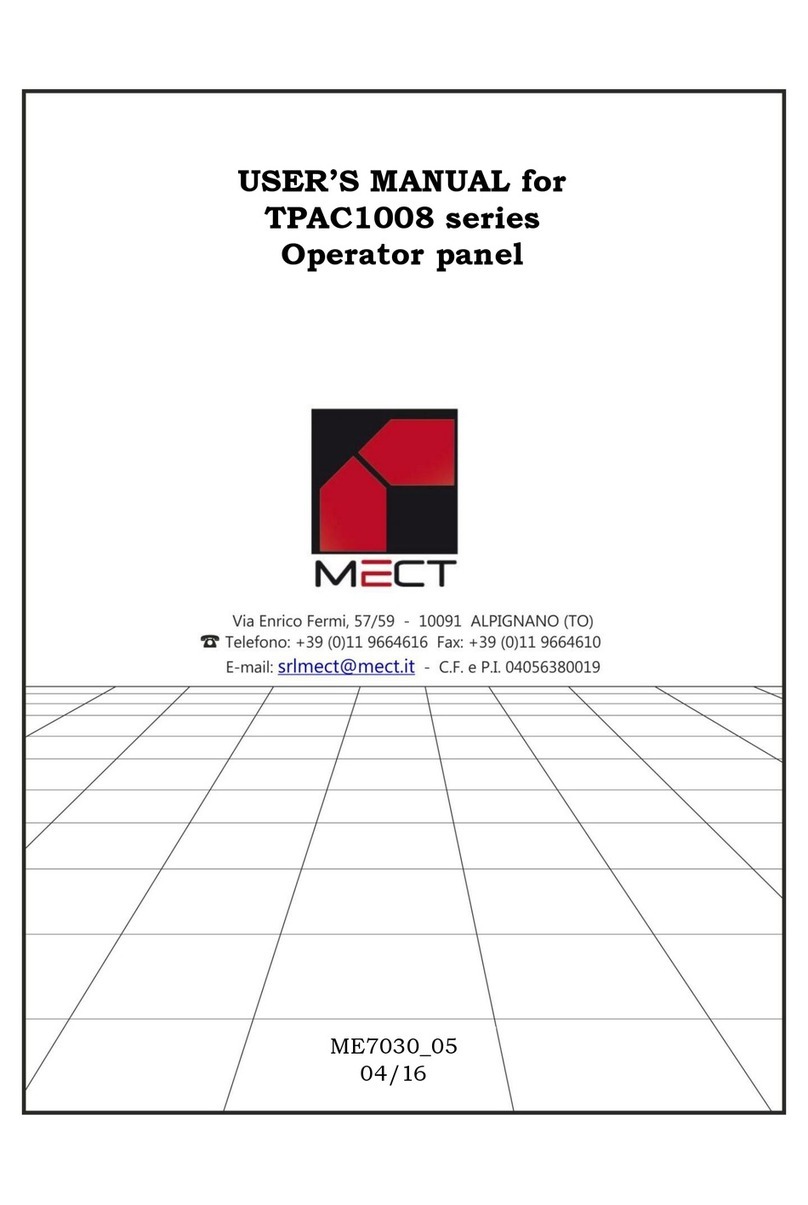 Mect TPAC1008 Series user manual