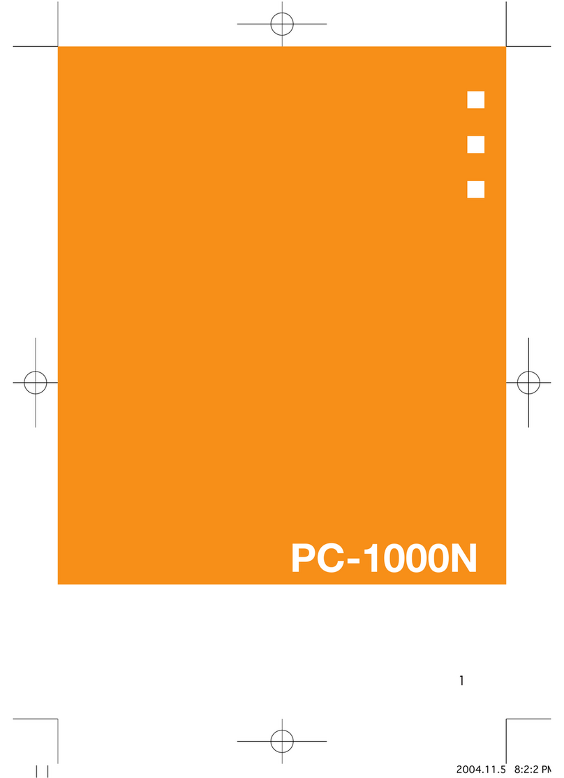 Pantech PC-1000N manual