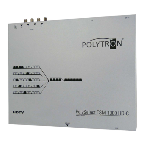 Polytron TSM 1000 HD-C User manual