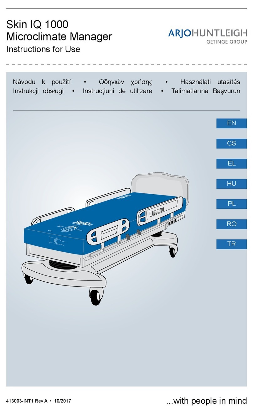 ARJO HUNTLEIGH Skin IQ 1000 User manual ARJO HUNTLEIGH Skin IQ 1000 User manual