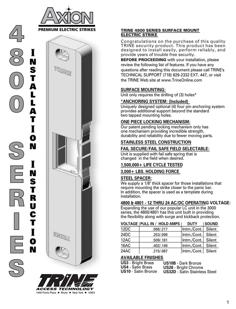 Axion 4800 Series Installation instruction