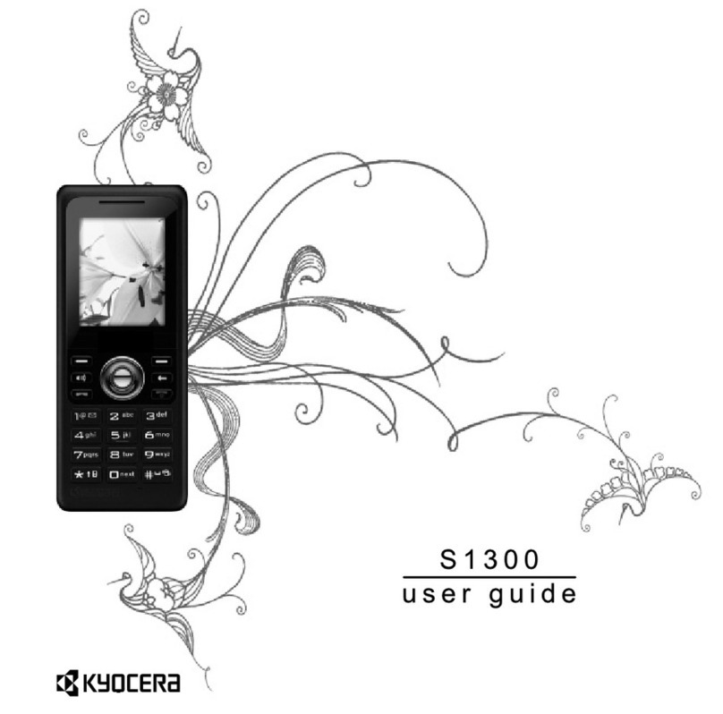 Kyocera Melo S1300 User manual