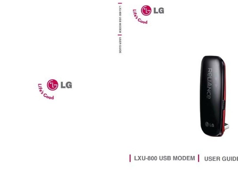 LG LXU-800 user guide
