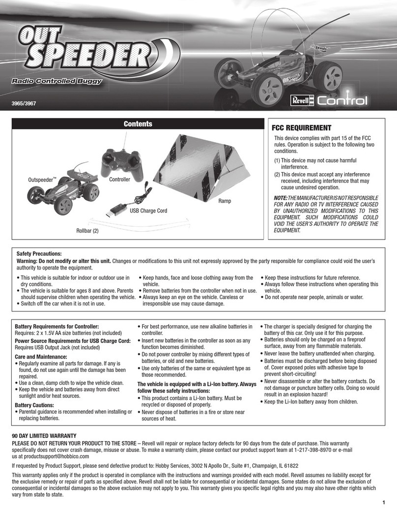 REVELL Out Speeder User manual