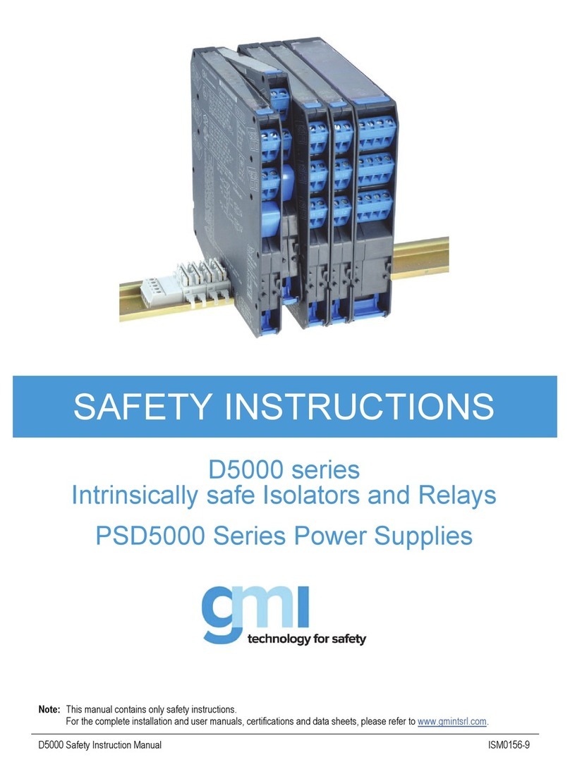 GMI D5000 Series Safety instructions GMI D5000 Series Safety instructions
