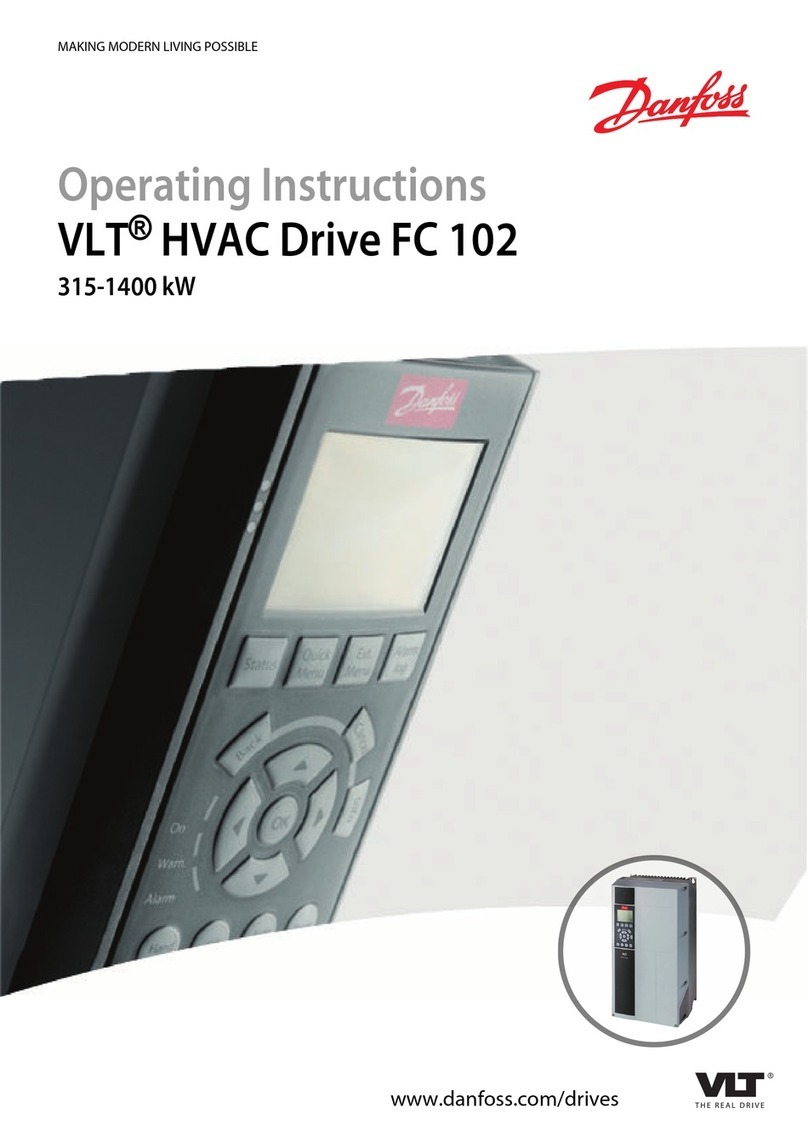Danfoss VLT HVAC Drive FC 102 User manual