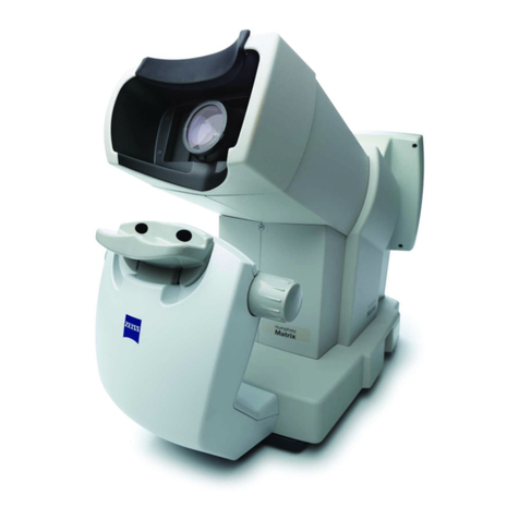 Zeiss Humphrey Matrix 800 user manual