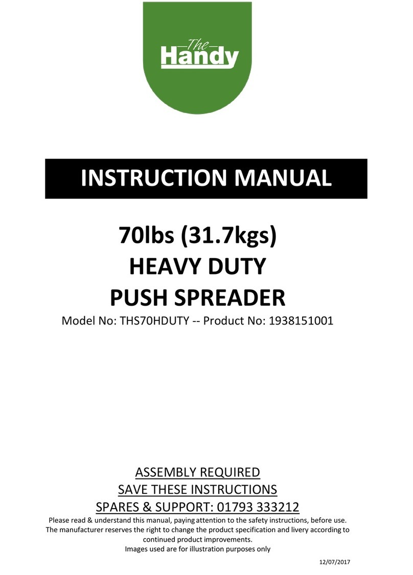 The Handy THS70HDUTY instruction manual The Handy THS70HDUTY instruction manual
