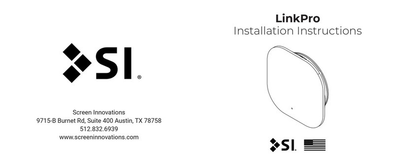 Screen Innovations LinkPro installation instructions