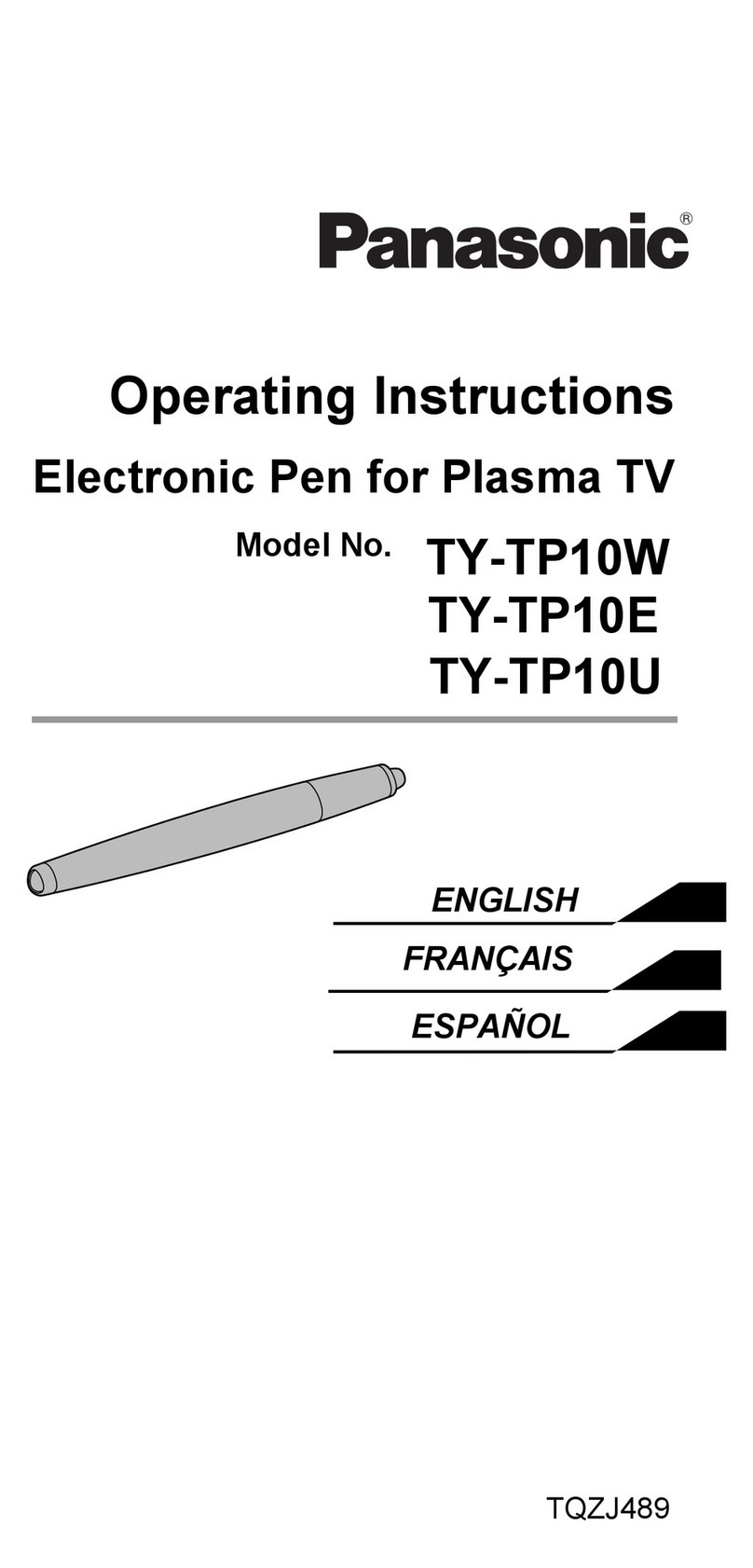 Panasonic TYTP10E User manual