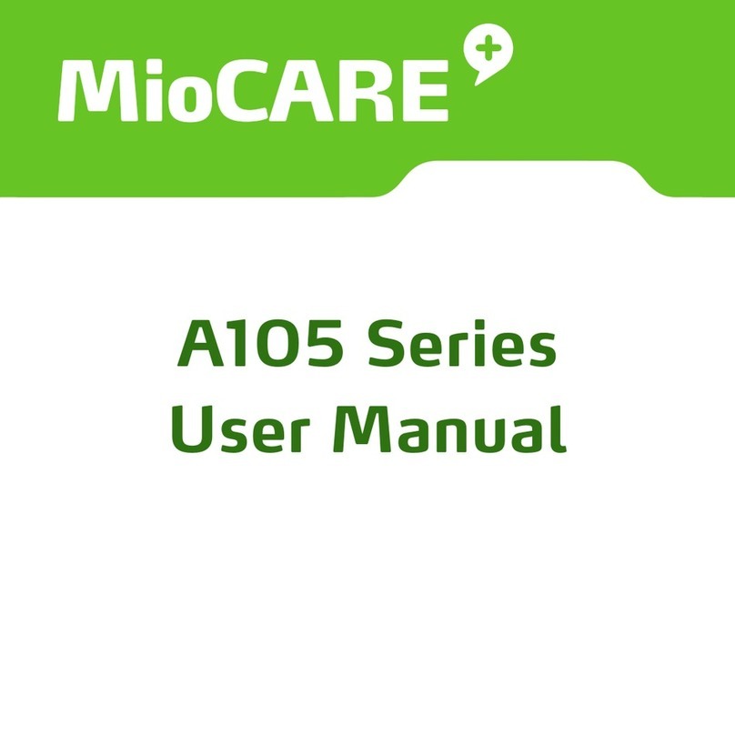 Mio MioCARE+ A105 Series User manual