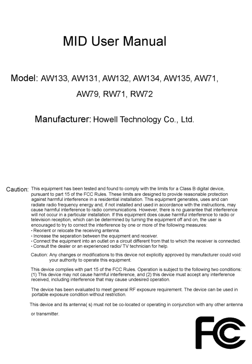 Howell Technology AW133 user manual