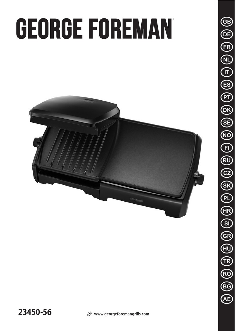 George Foreman 23450-56 User manual