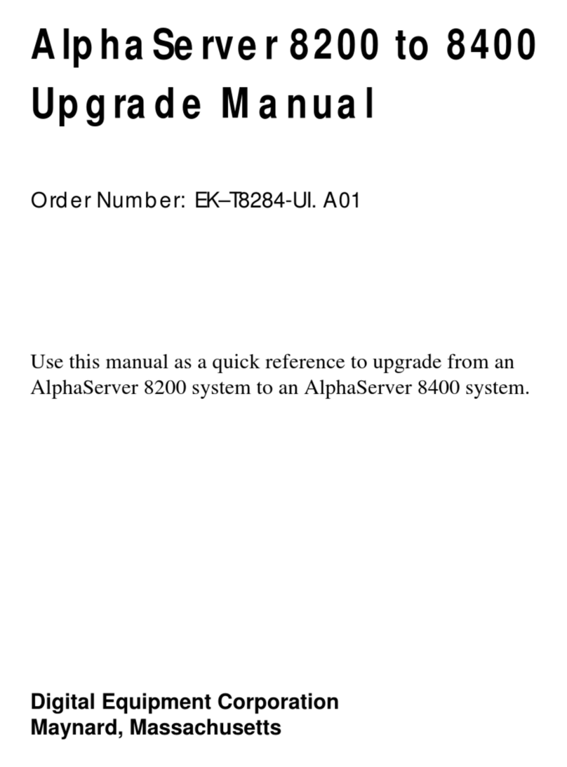 HPE AlphaServer 8200 Upgrade manual
