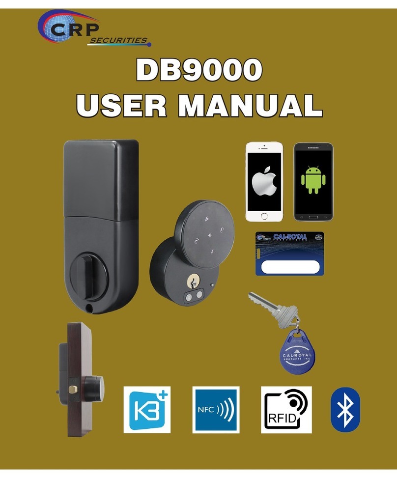 CRP Securities DB9000 User manual
