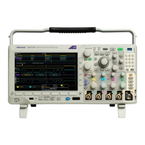 Tektronix MDO3104 Installation and safety instructions