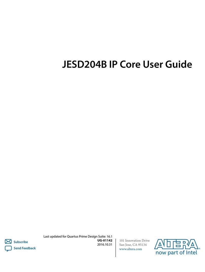 Altera JESD204B IP CORE User manual