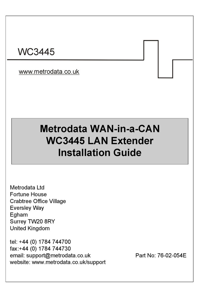 Metrodata WAN-in-a-CAN WC3445 installation guide