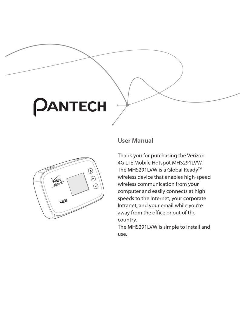 Pantech MHS291LVW user manual