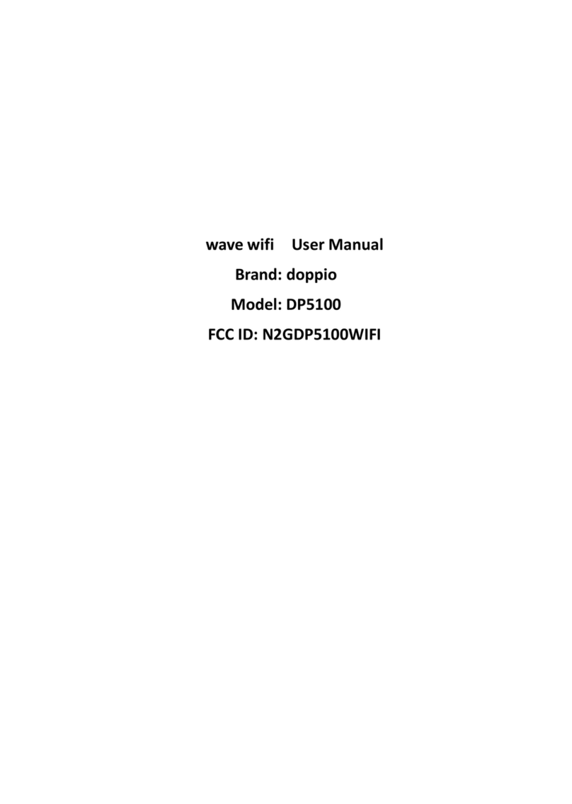 doppio DP5100 user manual