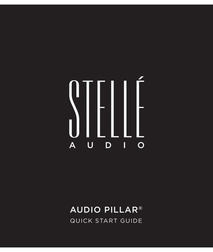 AUDIO PILLAR Stelle Audio quick start guide