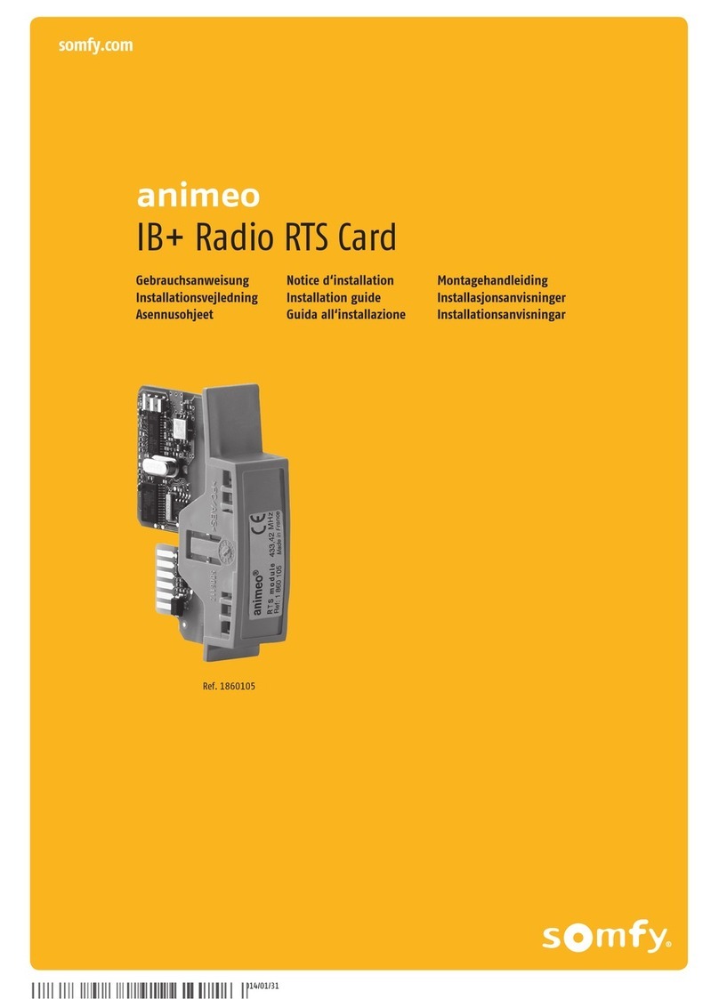 Animeo IB+ RADIO RTS CARD installation guide Animeo IB+ RADIO RTS CARD installation guide