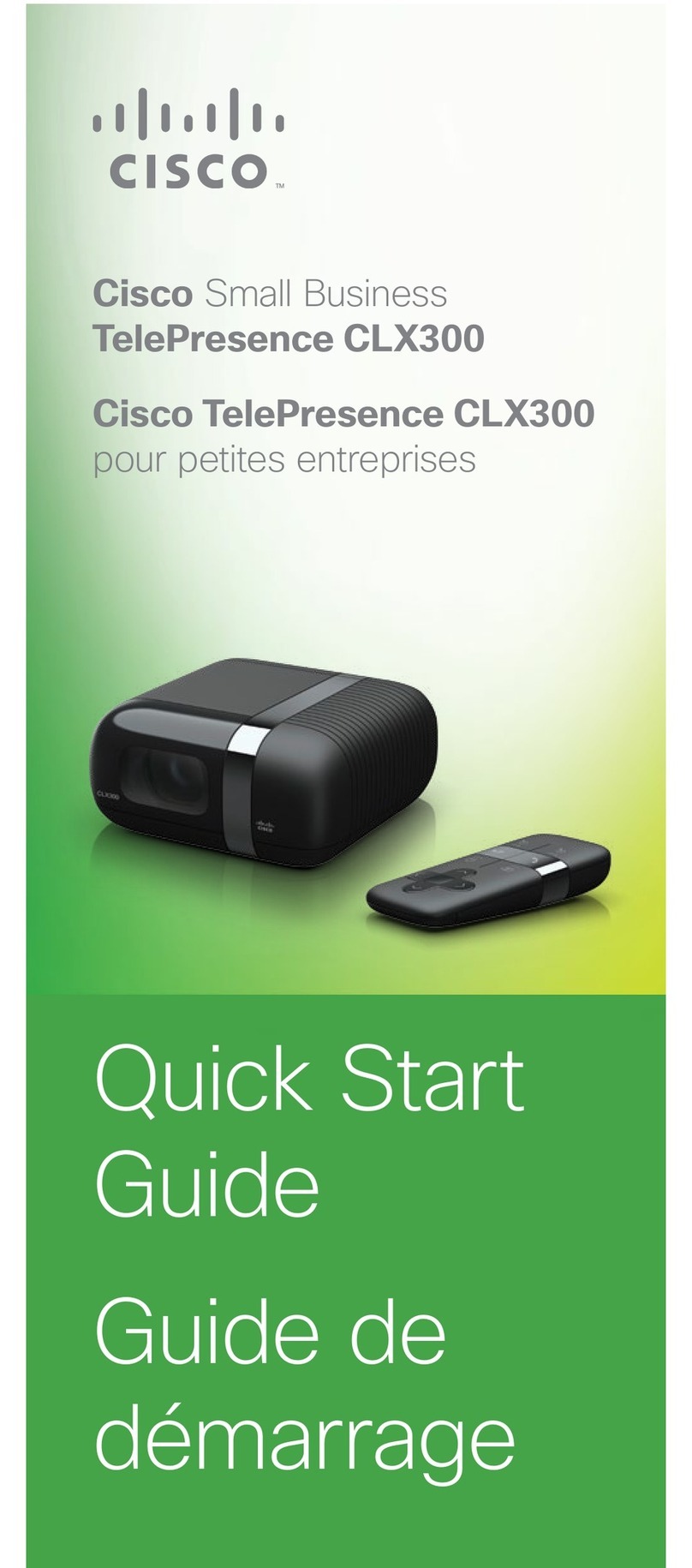 Cisco TelePresence CLX300 quick start guide