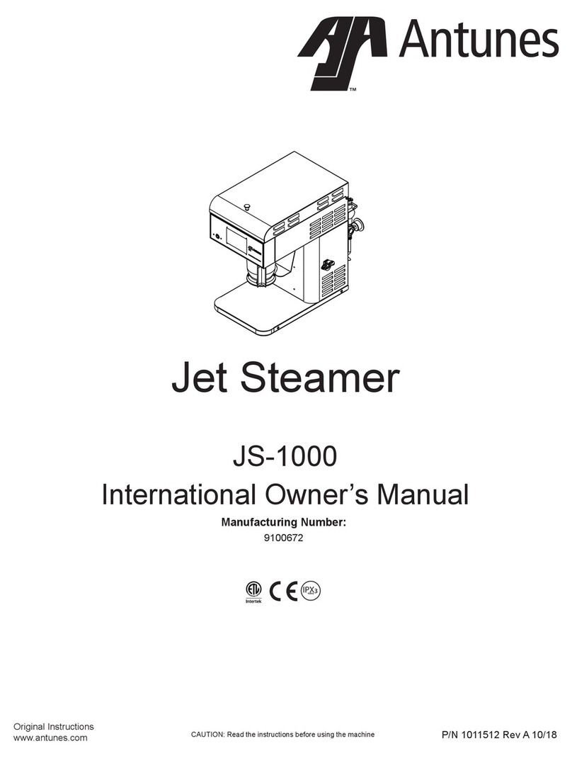 Antunes JS-1000 User manual