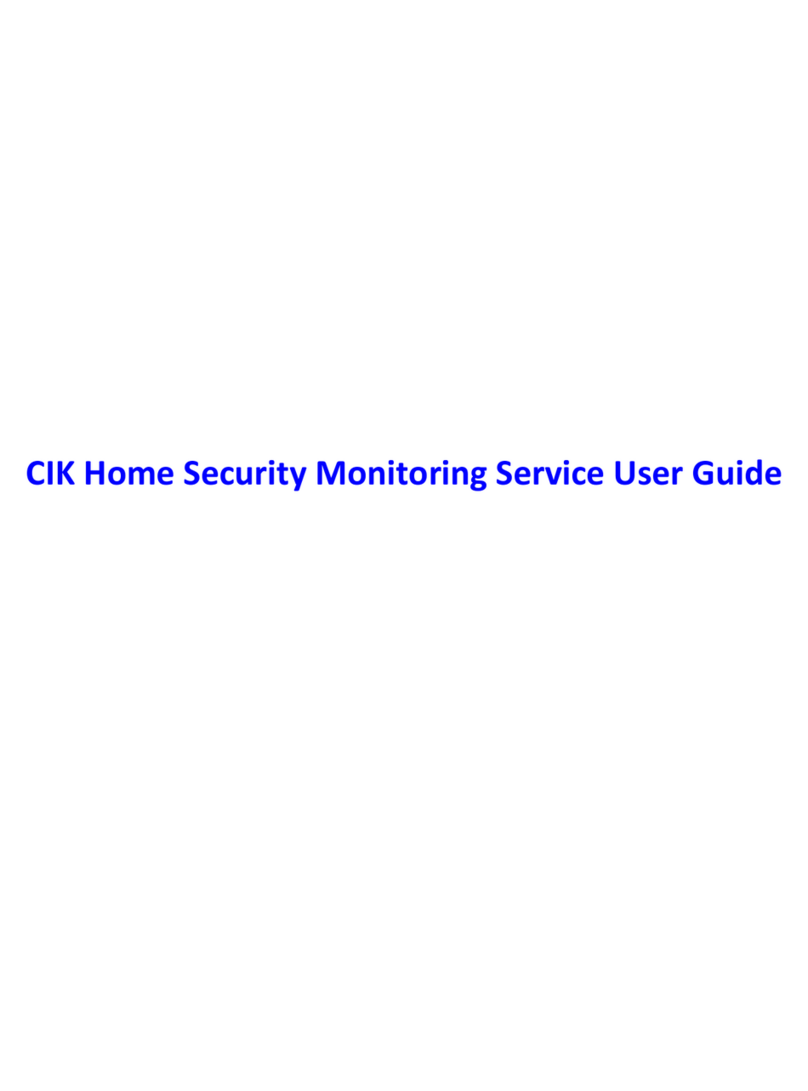 CIK Home Security user guide