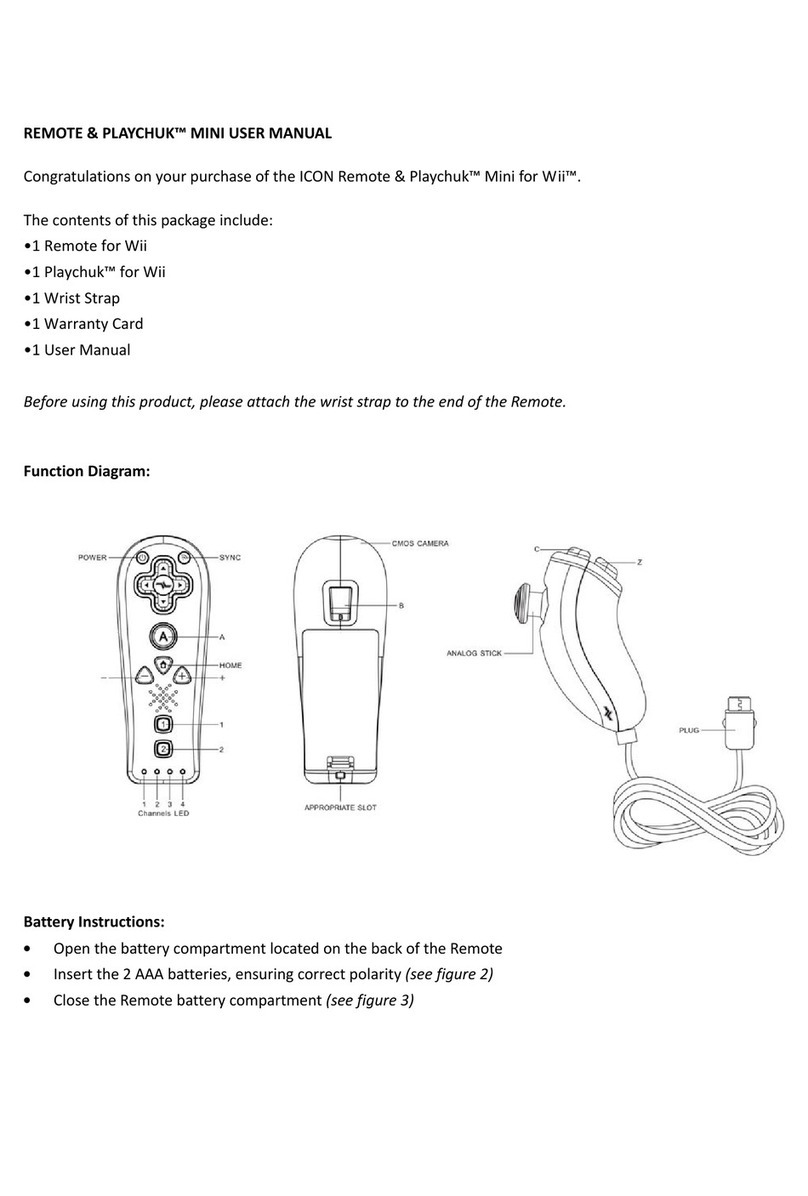 ICON Remote and Playchuk Mini User manual