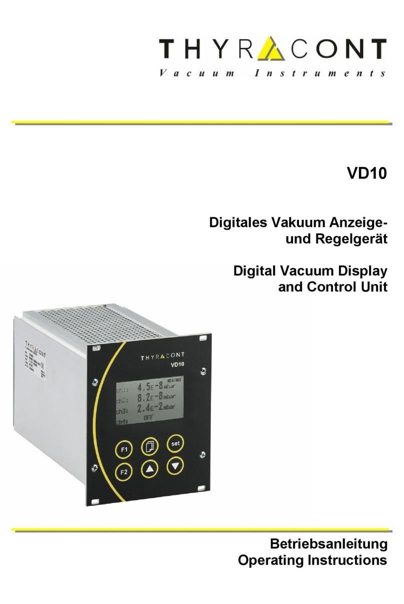 Thyracont VD10 operating instructions
