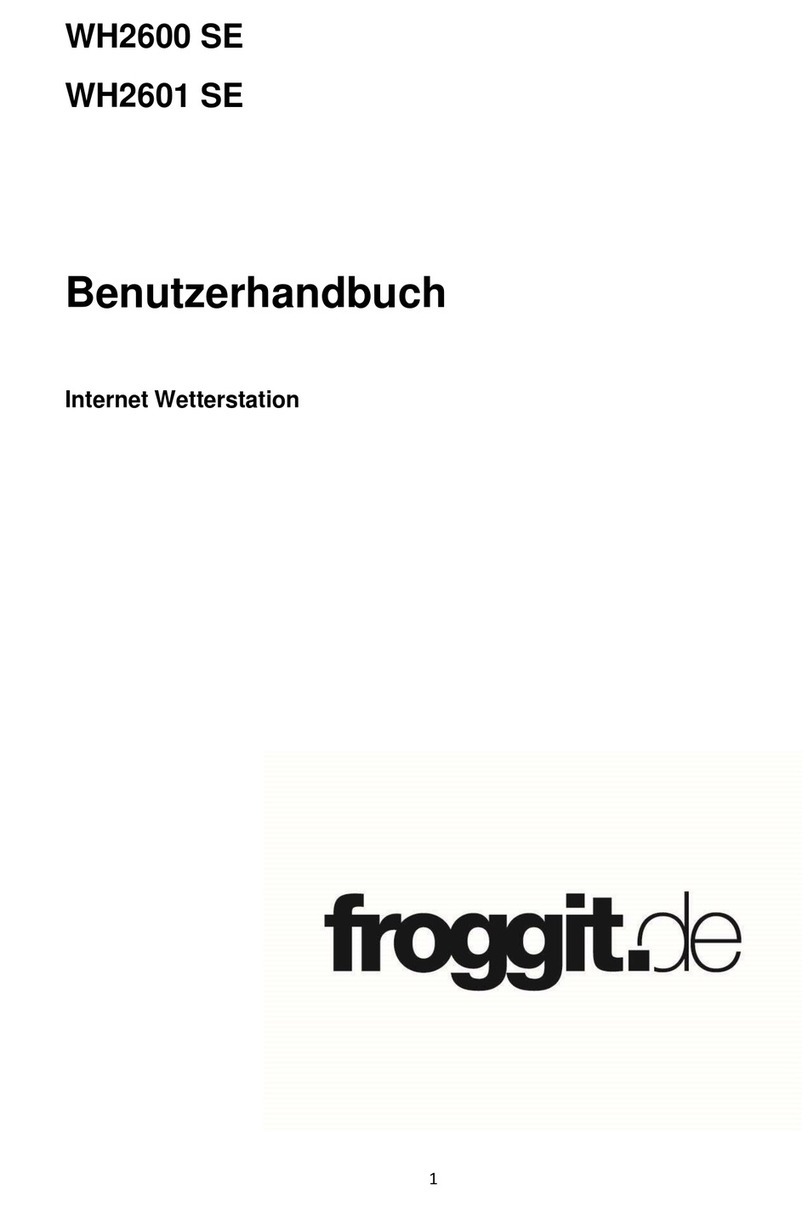 Froggit IP Observer WH2600 SE User manual Froggit IP Observer WH2600 SE User manual