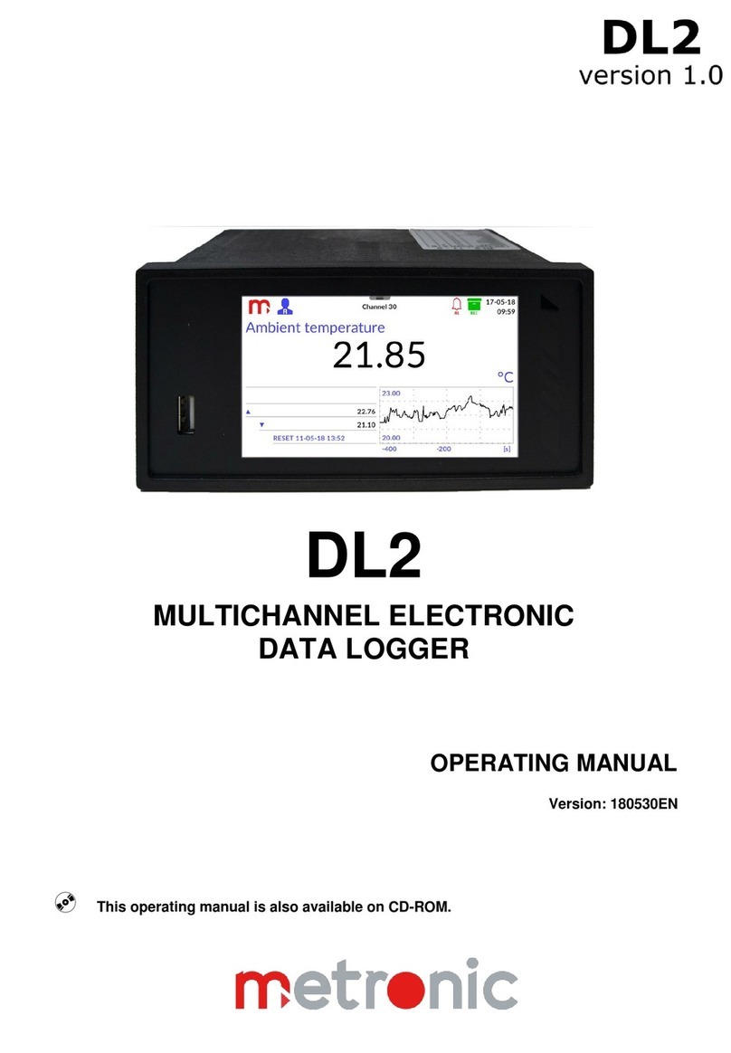 Metronic DL2 operating manual