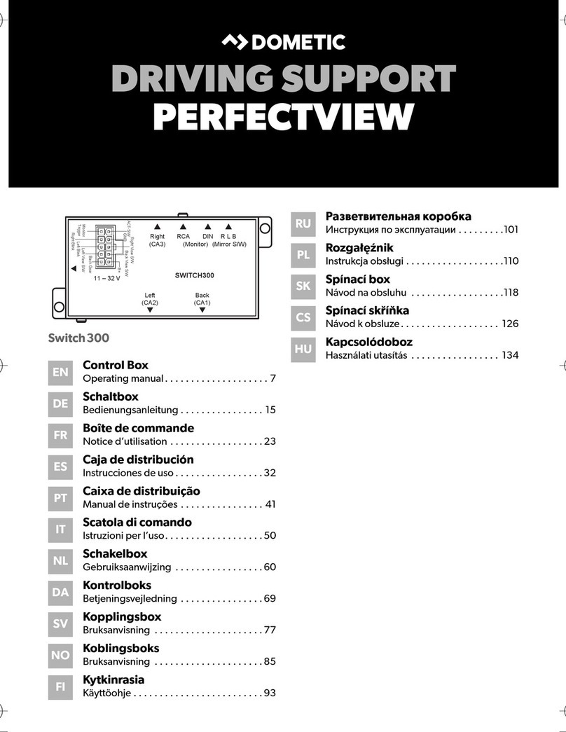 Dometic PerfectView Switch 300 operating manual