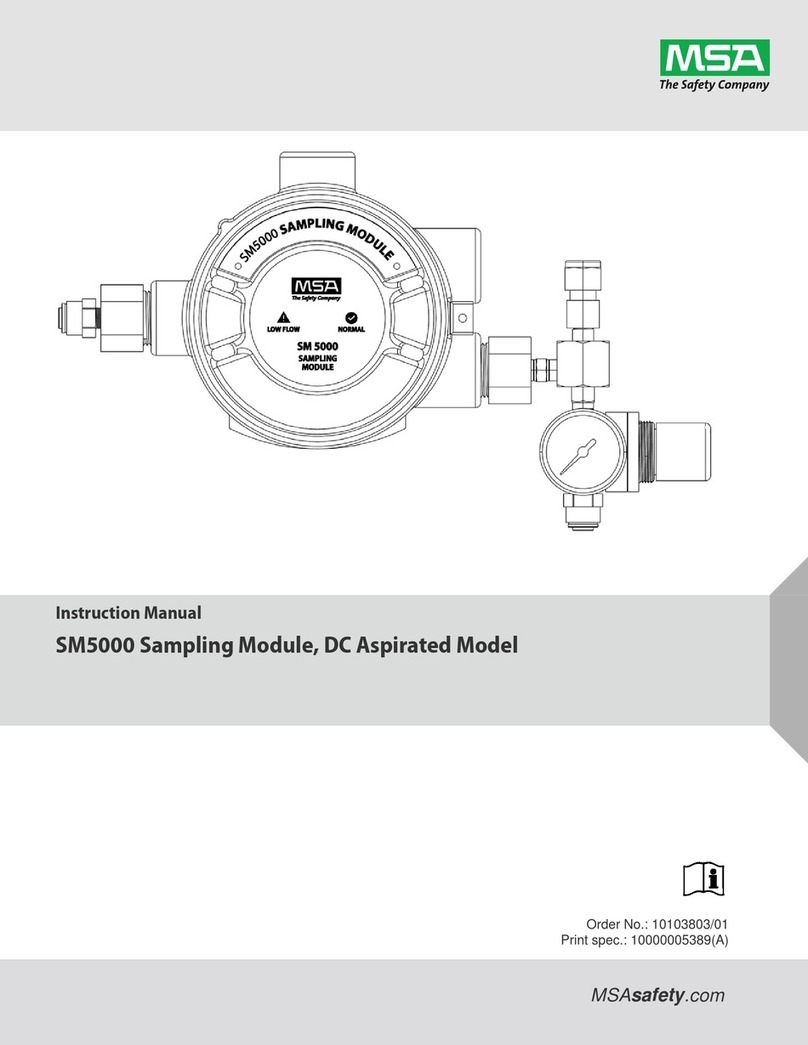 MSA SM5000 instruction manual