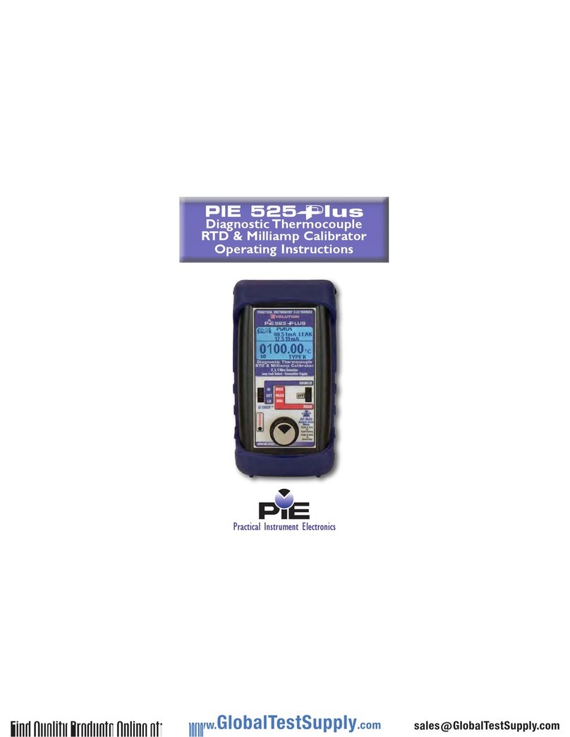 PIE 525 Plus User manual