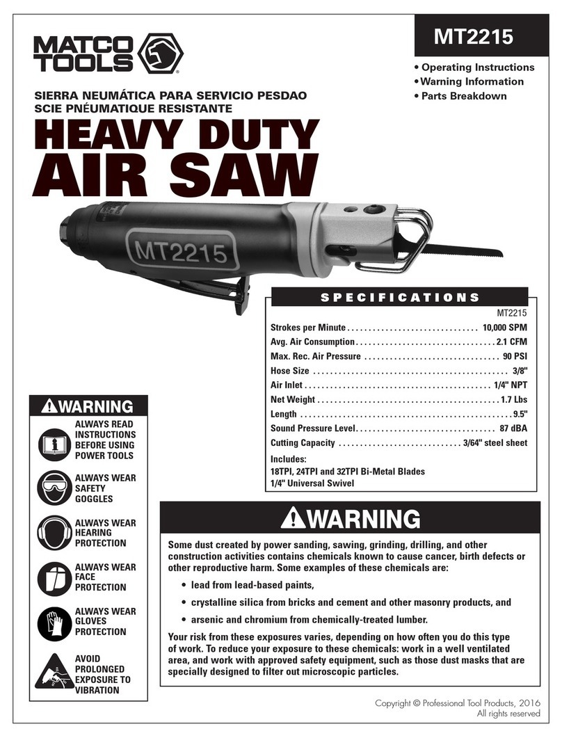 Matco Tools MT2215 manual