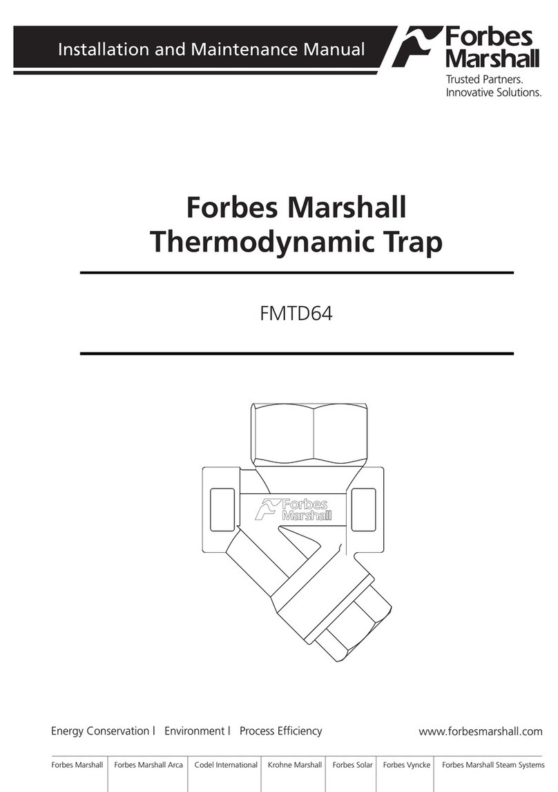 Forbes Marshall FMTD64 Installation and maintenance manual