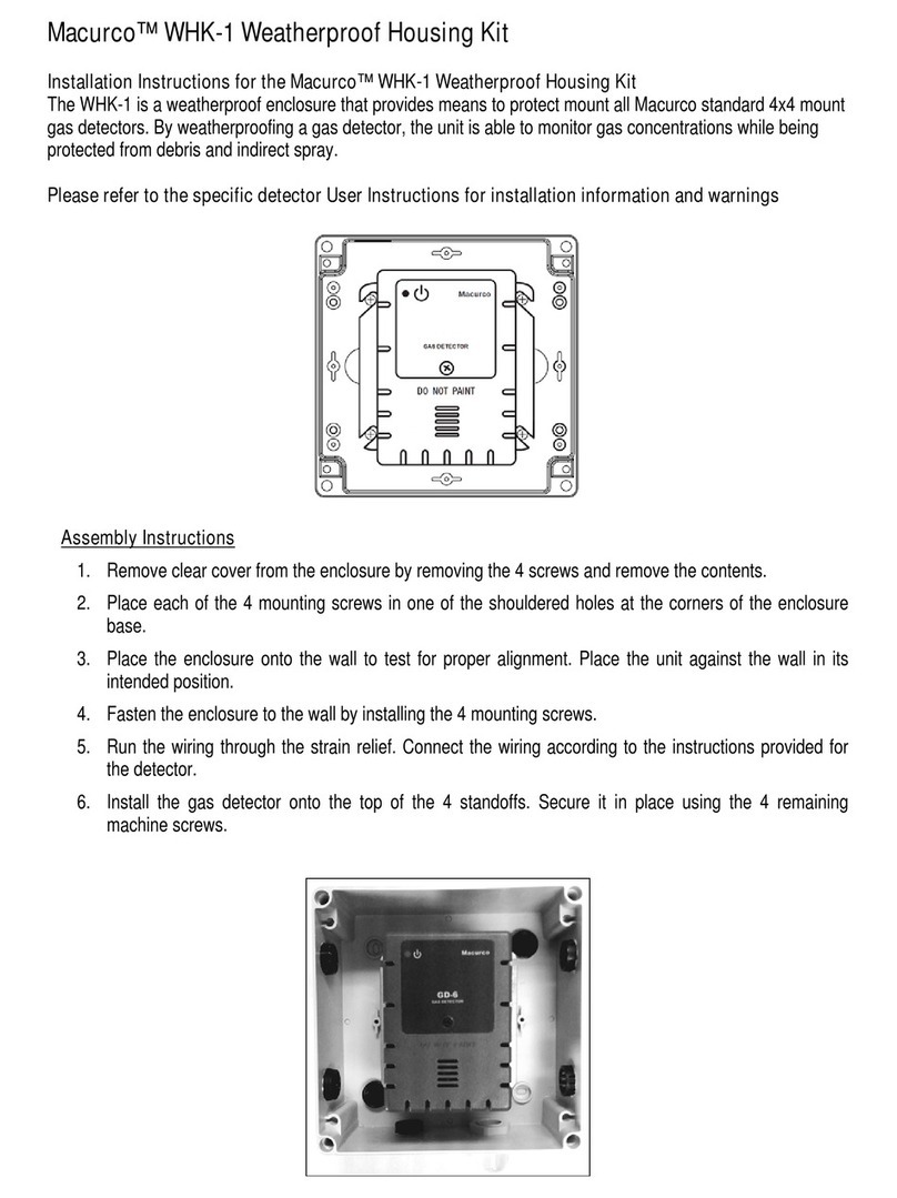 Macurco WHK-1 installation instructions