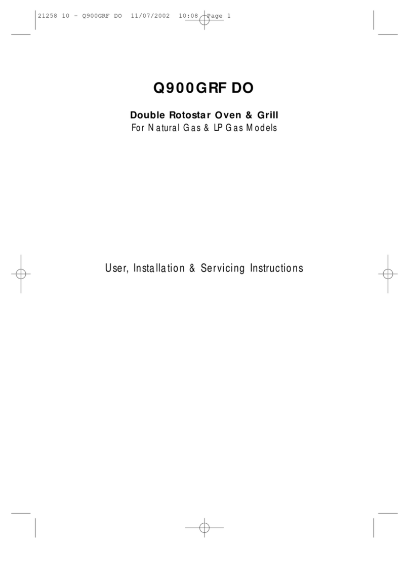 STOVES Q900GRF DO User, installation & servicing instructions