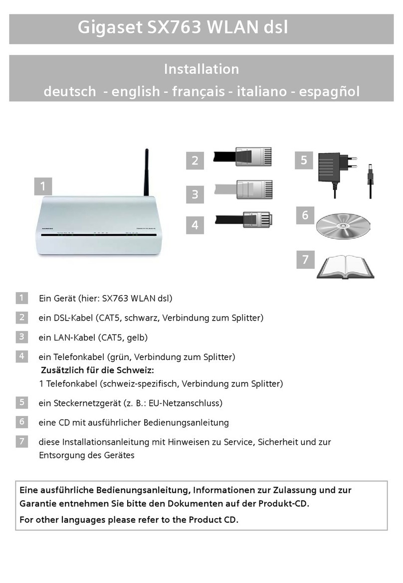 Gigaset SX763 User manual