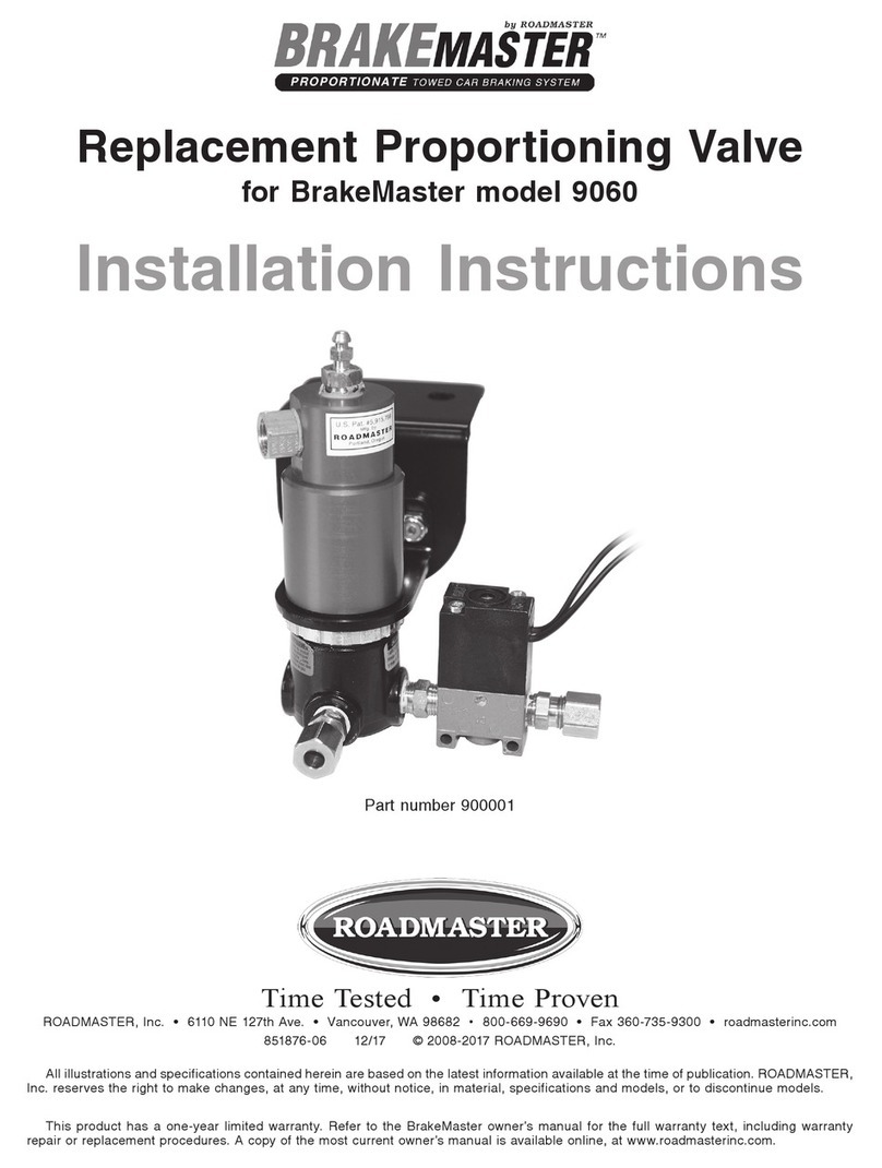 Roadmaster BrskeMaster 9000 installation instructions