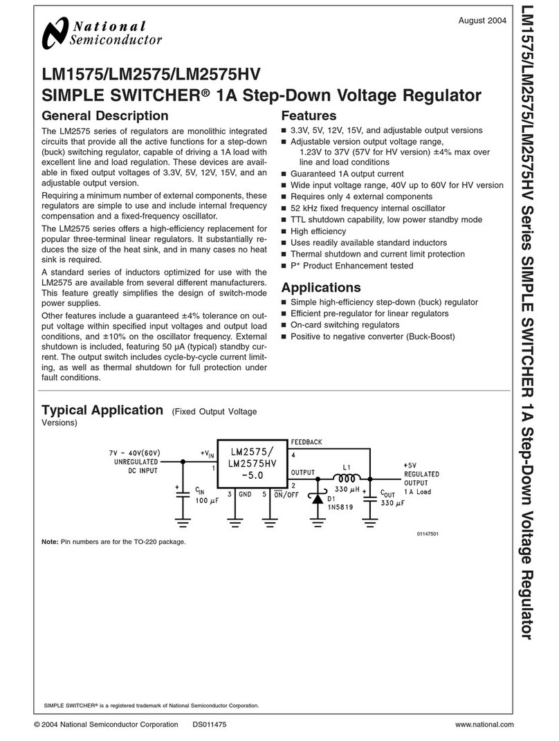 National Semiconductor LM1575 Series manual